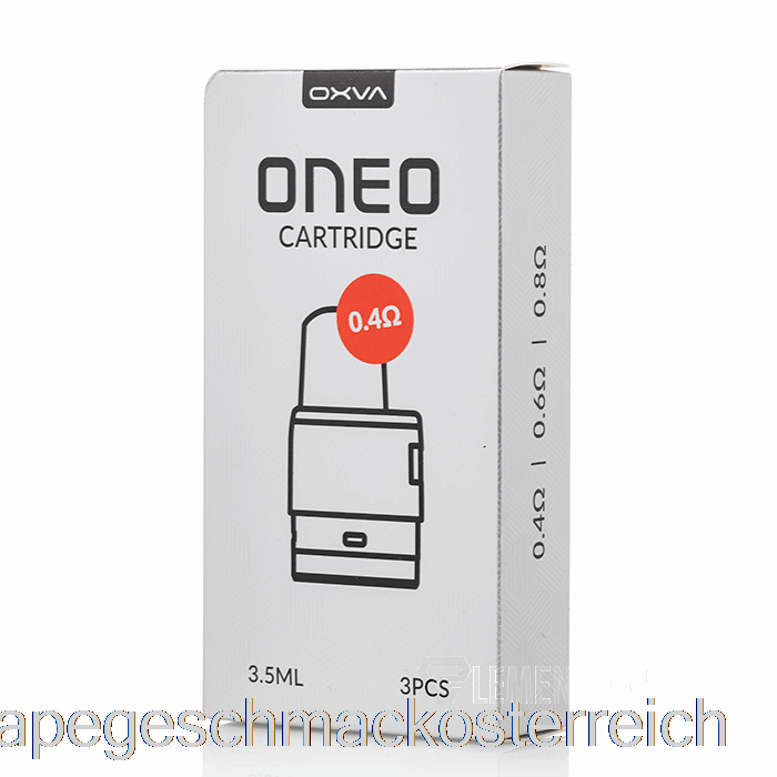 Oxva Oneo Ersatz-Pods 0,4 Ohm Oneo Pods Vape-Geschmack